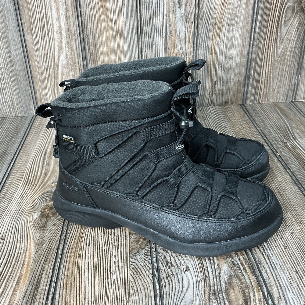 KEEN Uneek SNK II Chukka Boots Waterproof Black 1025491 Women's Size 7 US